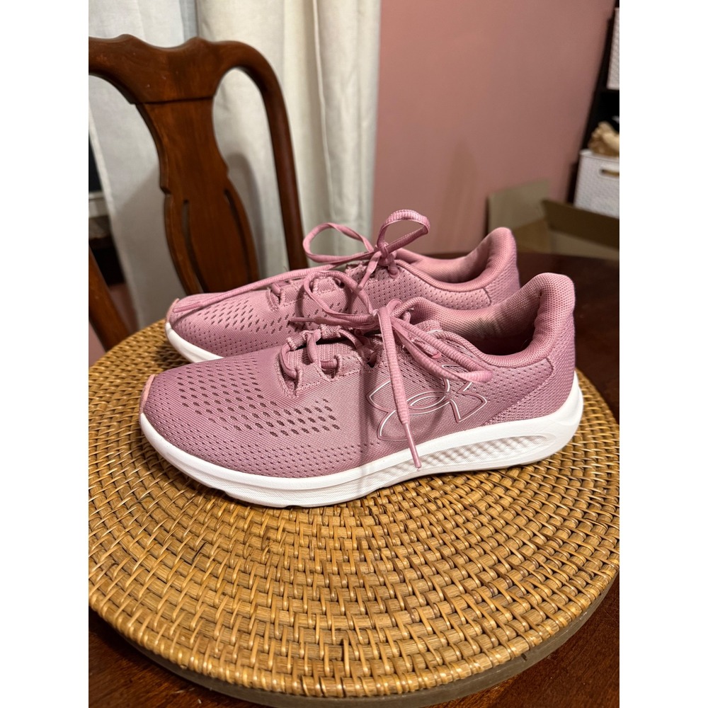 Under Armour Charged Pursuit 3 Pink Mauve Running Shoes 3026523-600 Womens 8